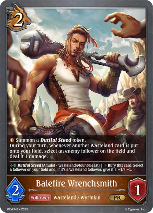 Balefire Wrenchsmith (PR - 274EN) [Promotional Cards] - Card Brawlers