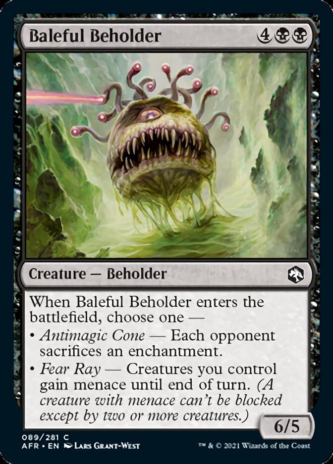 Baleful Beholder [Dungeons & Dragons: Adventures in the Forgotten Realms] - Card Brawlers