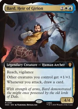 Bard, Heir of Girion (Extended Art) (HOC-101) - The Hobbit: Eternal-Legal - Card Brawlers