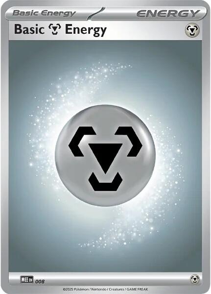 Basic Metal Energy - 008 [Mega Evolution Energies] - Card Brawlers