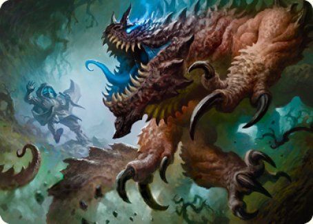 Basilisk Art Card [Dungeons & Dragons: Adventures in the Forgotten Realms Art Series] - Card Brawlers
