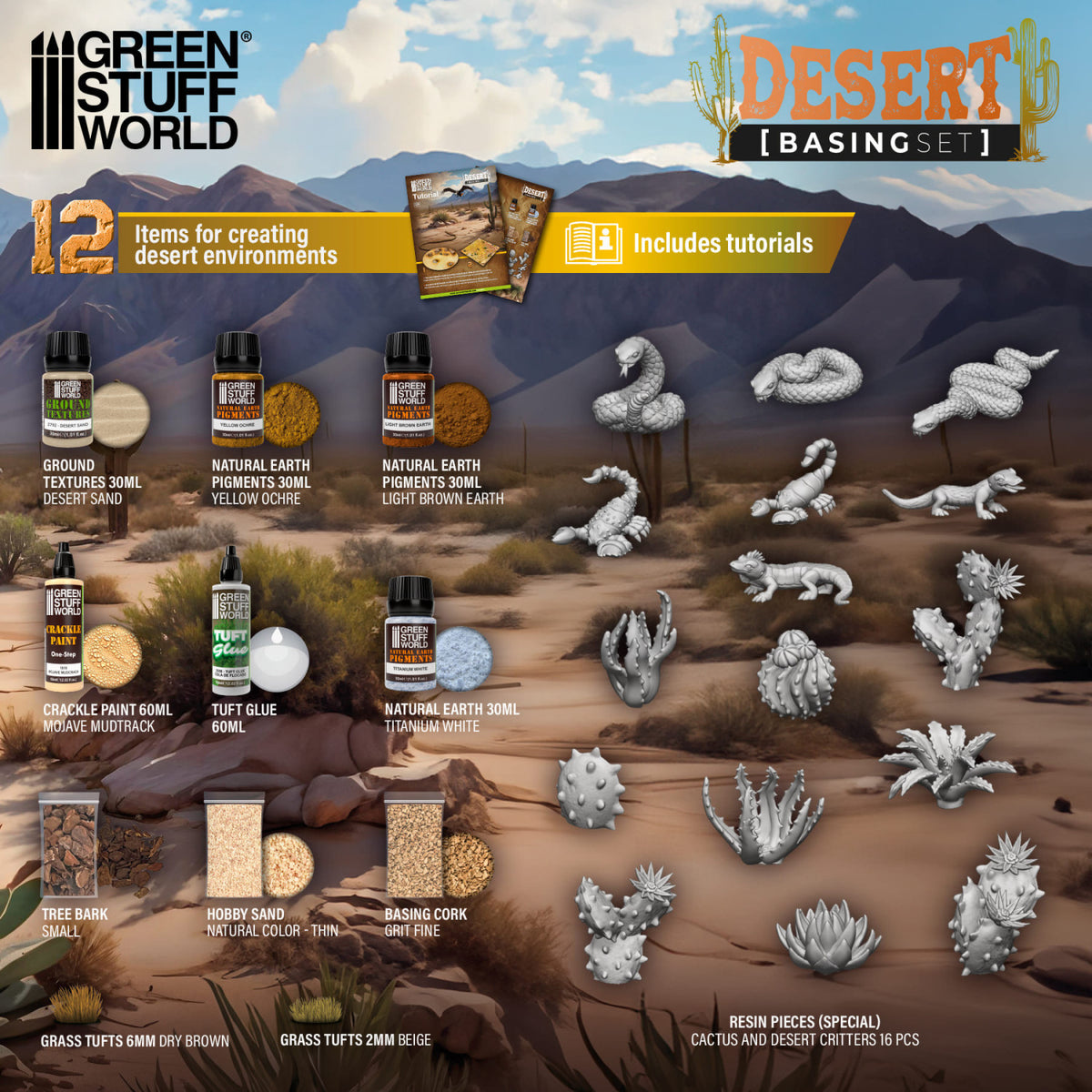 Green Stuff World - Basing Set - Desert - Green Stuff World - Card Brawlers | Quebec | Canada |