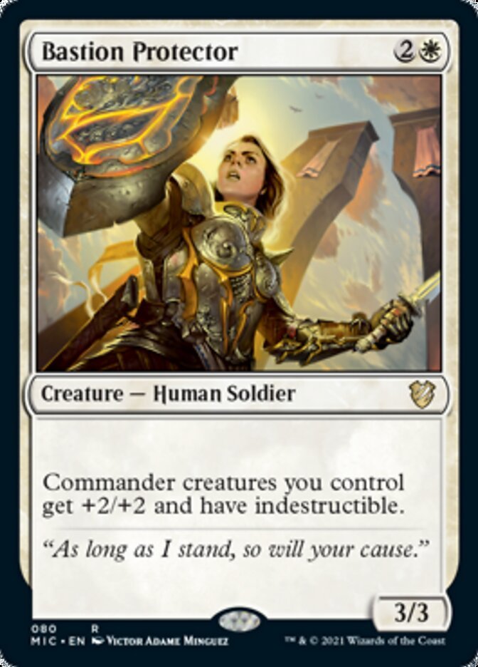 Bastion Protector [Innistrad: Midnight Hunt Commander] - Card Brawlers