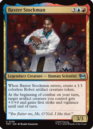 Baxter Stockman (TMT-139) - Teenage Mutant Ninja Turtles - Card Brawlers