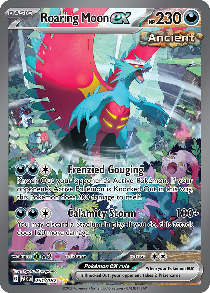Roaring Moon ex (251/182) [Scarlet & Violet: Paradox Rift] - Pokémon - Card Brawlers | Quebec | Canada |