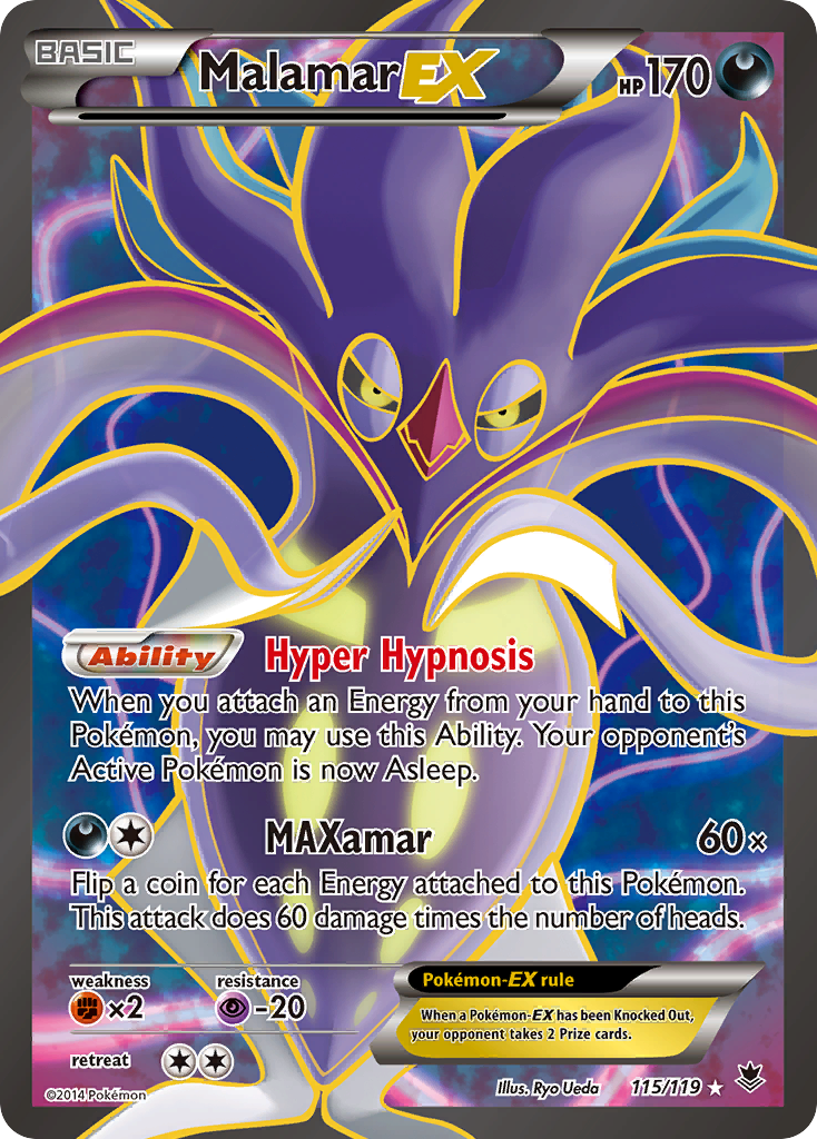 Malamar EX (115/119) [XY: Phantom Forces] - Pokémon - Card Brawlers | Quebec | Canada |