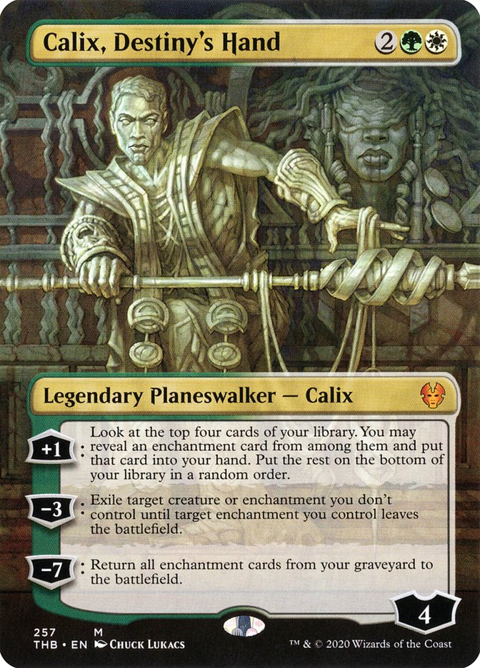 Calix, Destiny's Hand (Borderless) [Theros Beyond Death] - Magic: The Gathering - Card Brawlers | Quebec | Canada |