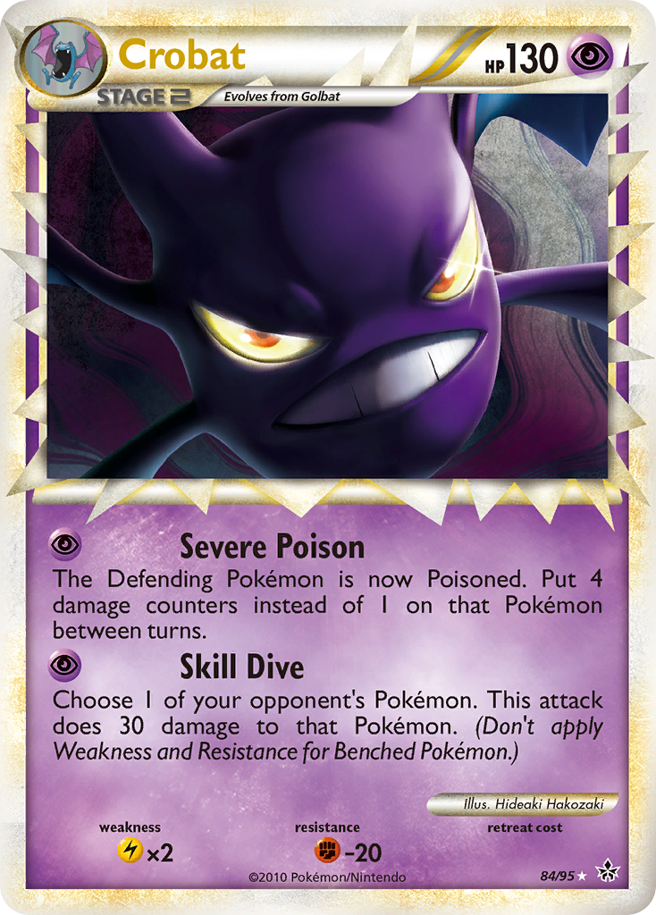 Crobat (84/95) [HeartGold & SoulSilver: Unleashed] - Pokémon - Card Brawlers | Quebec | Canada |