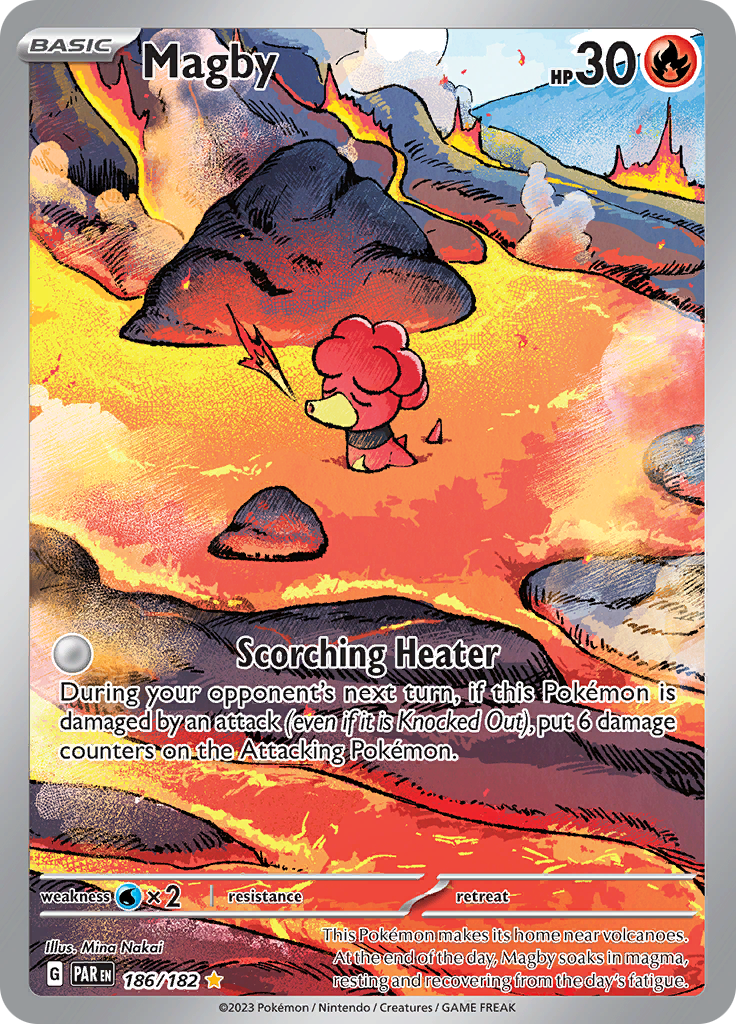 Magby (186/182) [Scarlet & Violet: Paradox Rift] - Pokémon - Card Brawlers | Quebec | Canada |