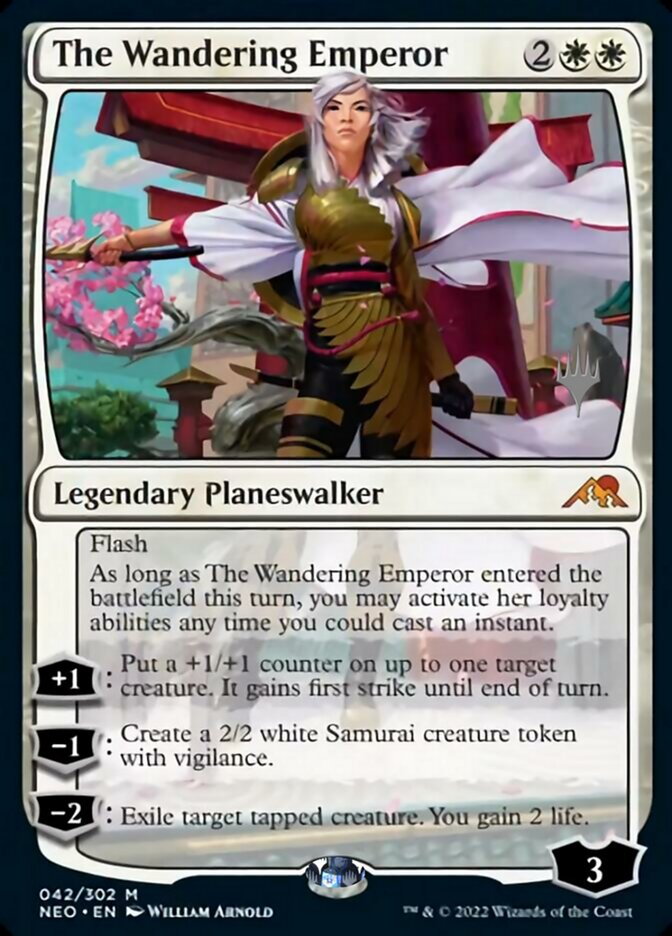The Wandering Emperor (Promo Pack) [Kamigawa: Neon Dynasty Promos] - Magic: The Gathering - Card Brawlers | Quebec | Canada |