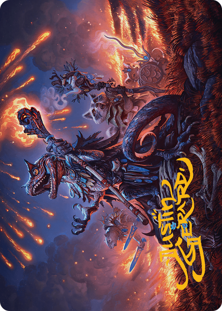Valley Flamecaller Art Card (Gold-Stamped Signature) [Bloomburrow Art Series] - Magic: The Gathering - Card Brawlers | Quebec | Canada |