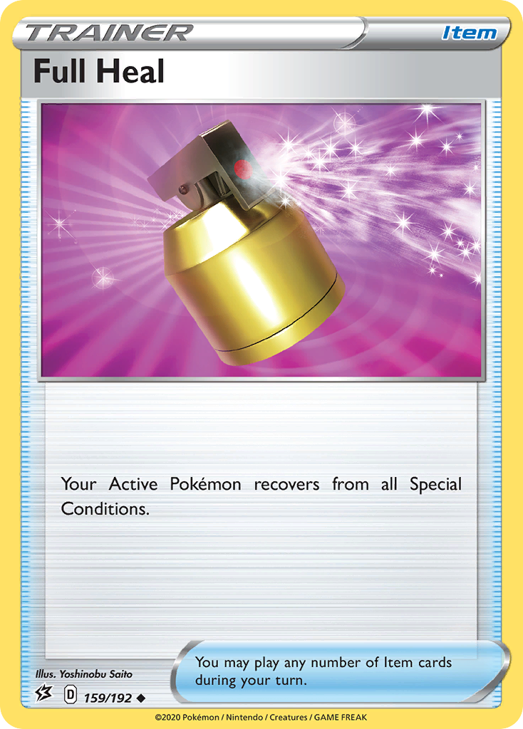 Full Heal (159/192) [Sword & Shield: Rebel Clash] - Pokémon - Card Brawlers | Quebec | Canada |