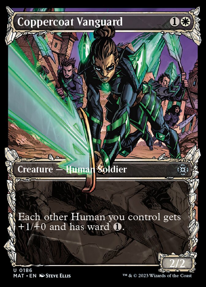 Coppercoat Vanguard (Showcase Halo Foil) [March of the Machine: The Aftermath] - Magic: The Gathering - Card Brawlers | Quebec | Canada |