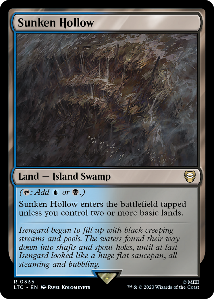 Sunken Hollow [The Lord of the Rings: Tales of Middle-Earth Commander] - Magic: The Gathering - Card Brawlers | Quebec | Canada |