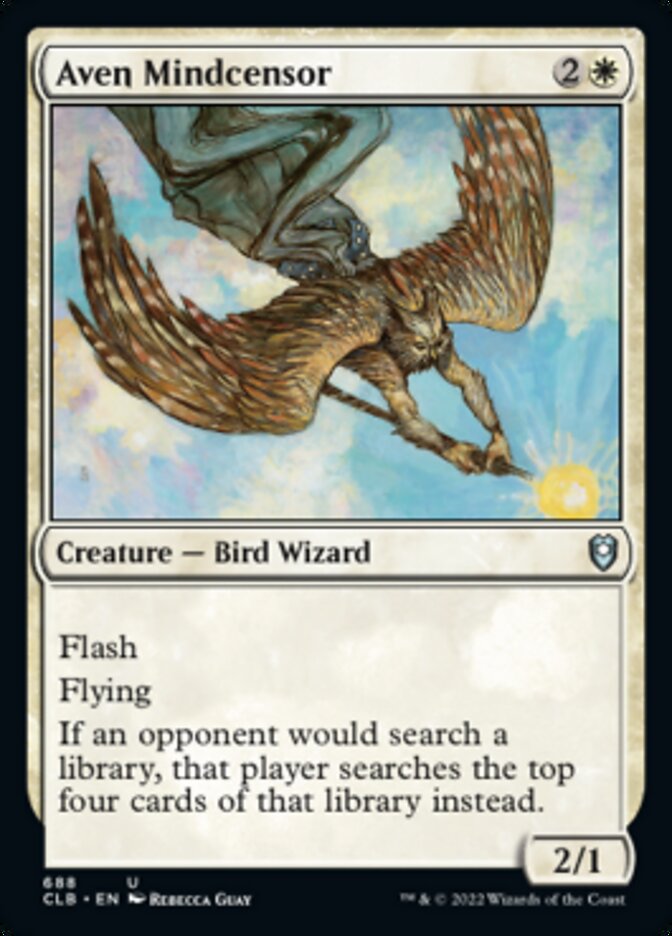 Aven Mindcensor [Commander Legends: Battle for Baldur's Gate] - Magic: The Gathering - Card Brawlers | Quebec | Canada |