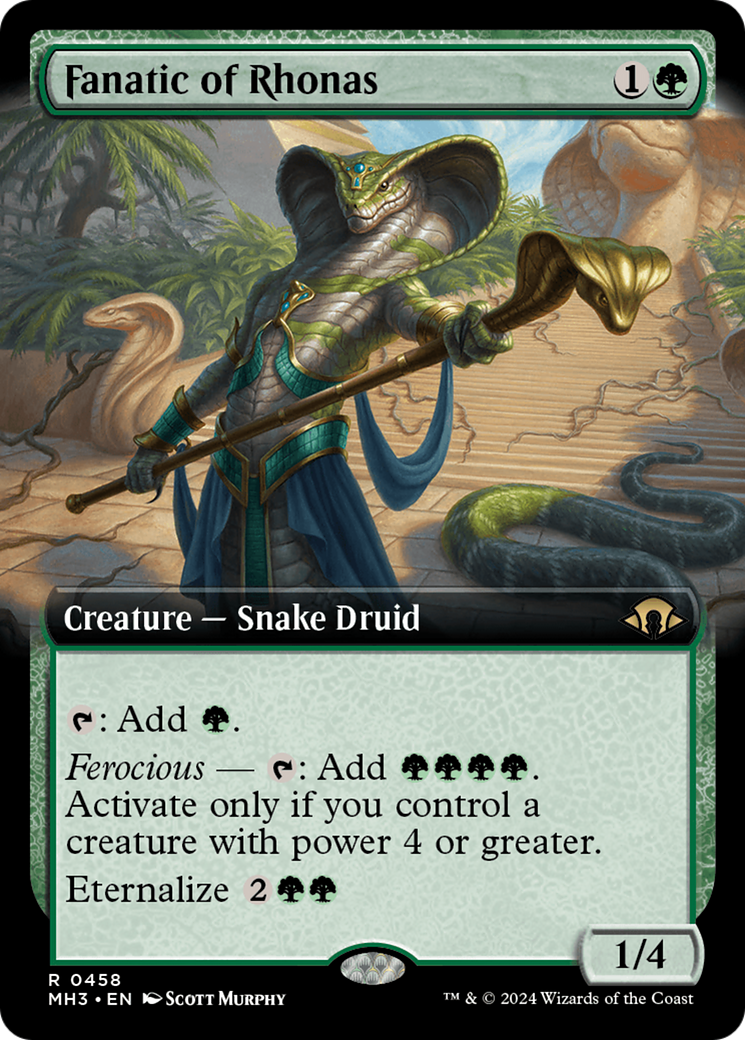 Fanatic of Rhonas (Extended Art) [Modern Horizons 3] - Magic: The Gathering - Card Brawlers | Quebec | Canada |