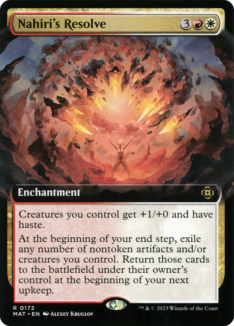 Nahiri's Resolve (Extended Art) [March of the Machine: The Aftermath] - Magic: The Gathering - Card Brawlers | Quebec | Canada |