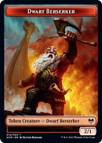 Dwarf Berserker // Replicated Ring Double-Sided Token [Kaldheim Tokens] - Magic: The Gathering - Card Brawlers | Quebec | Canada |