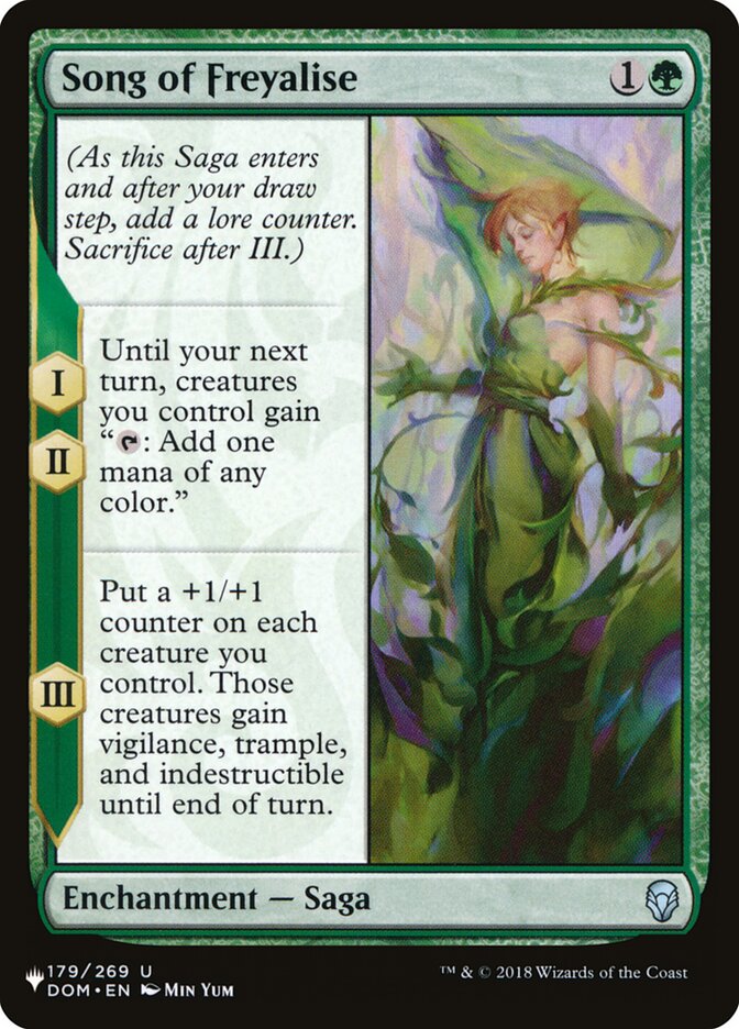 Song of Freyalise [The List] - Magic: The Gathering - Card Brawlers | Quebec | Canada |