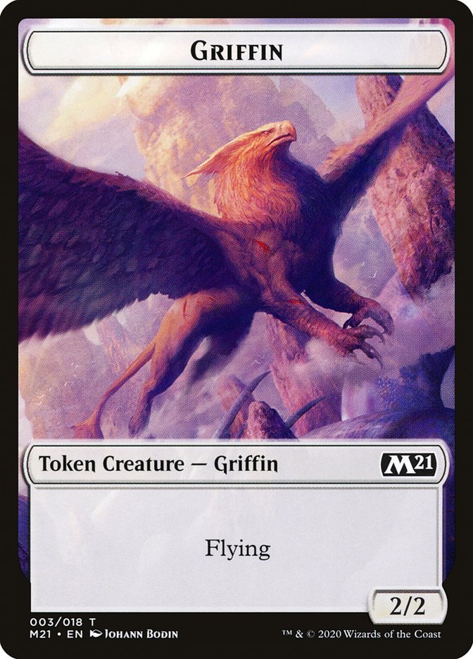 Beast // Griffin Double - Sided Token [Core Set 2021 Tokens] - Card Brawlers