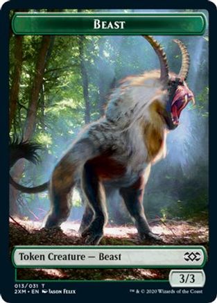 Beast Token (2XM-013) - Double Masters - Card Brawlers