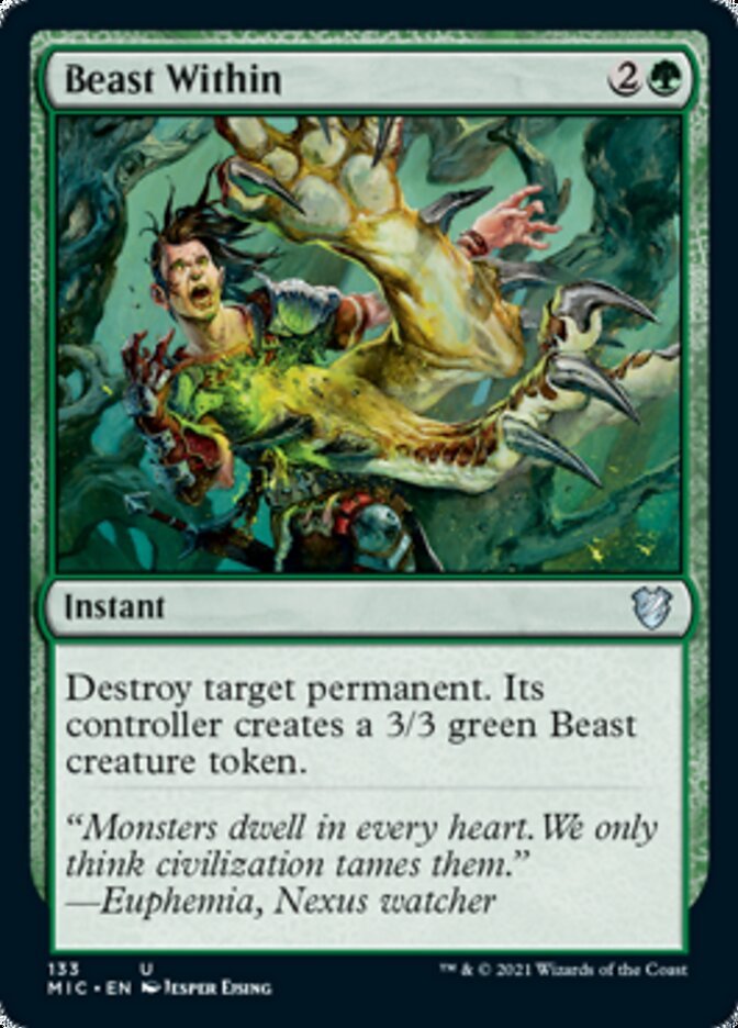 Beast Within [Innistrad: Midnight Hunt Commander] - Card Brawlers