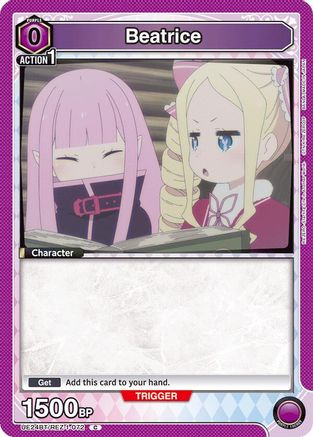 Beatrice (072) (UE24BT/REZ-1-072) - UE24BT ReZERO Starting Life in Another World - Card Brawlers