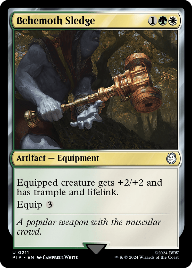 Behemoth Sledge [Fallout] - Card Brawlers