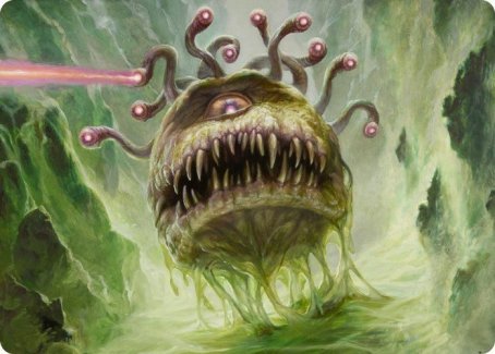 Beholder Art Card [Dungeons & Dragons: Adventures in the Forgotten Realms Art Series] - Card Brawlers