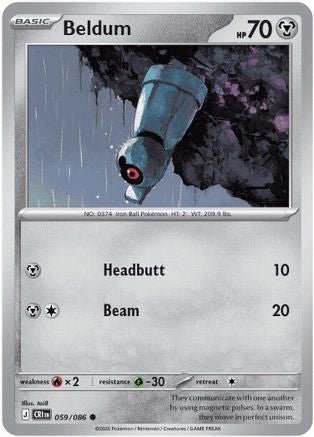 Beldum (059/null) [ME04 Chaos Rising] - Card Brawlers
