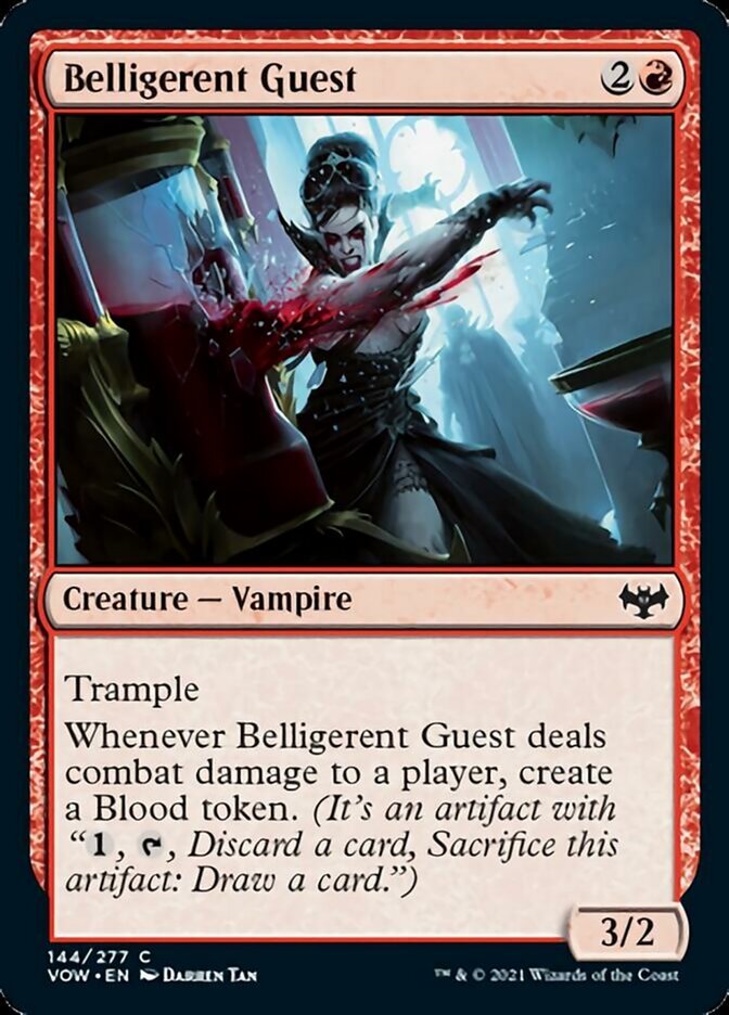 Belligerent Guest [Innistrad: Crimson Vow] - Card Brawlers