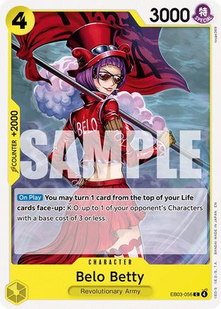 Belo Betty (EB03-056) - Extra Booster: One Piece Heroines Edition - Card Brawlers
