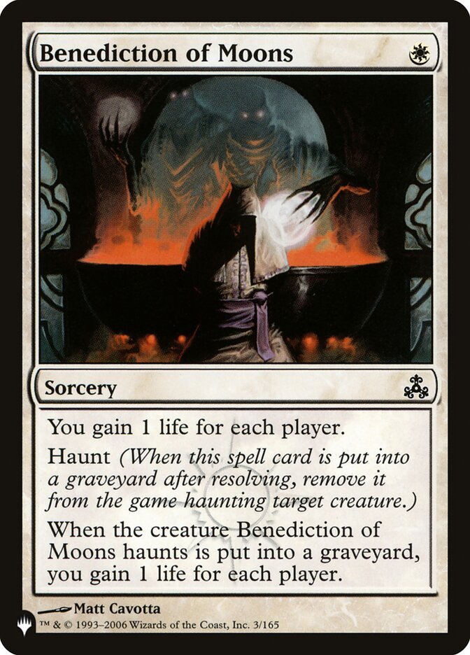Benediction of Moons [The List] - Card Brawlers