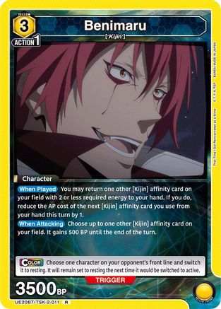 Benimaru (011) (UE20BT/TSK-2-011) - UE20BT That Time I Got Reincarnated as a Slime Foil - Card Brawlers