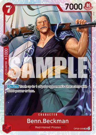 Benn.Beckman (Reprint) (OP09-009) - Premium Booster -The Best- Vol. 2 Foil - Card Brawlers