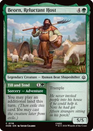 Beorn, Reluctant Host (HOB-118) - The Hobbit Foil - Card Brawlers