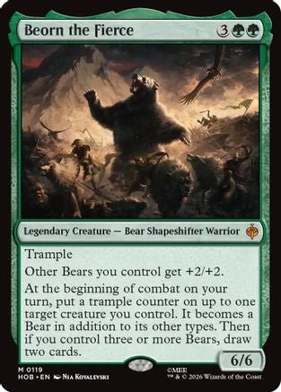 Beorn the Fierce (HOB-119) - The Hobbit - Card Brawlers
