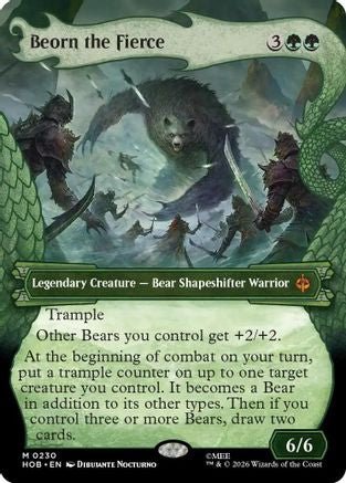 Beorn the Fierce (Showcase) (HOB-230) - The Hobbit Foil - Card Brawlers