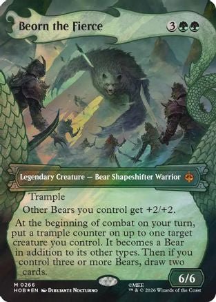 Beorn the Fierce (Showcase) (Surge Foil) (HOB-266) - The Hobbit Foil - Card Brawlers