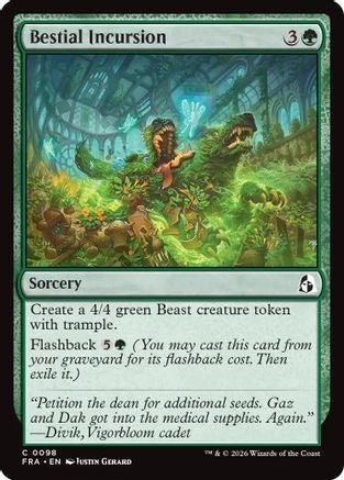Bestial Incursion (FRA-098) - Reality Fracture Foil - Card Brawlers