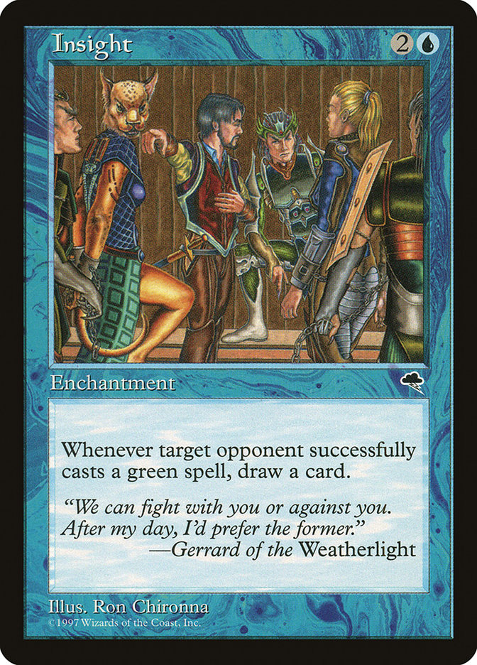 Insight [Tempest] - Magic: The Gathering - Card Brawlers | Quebec | Canada |