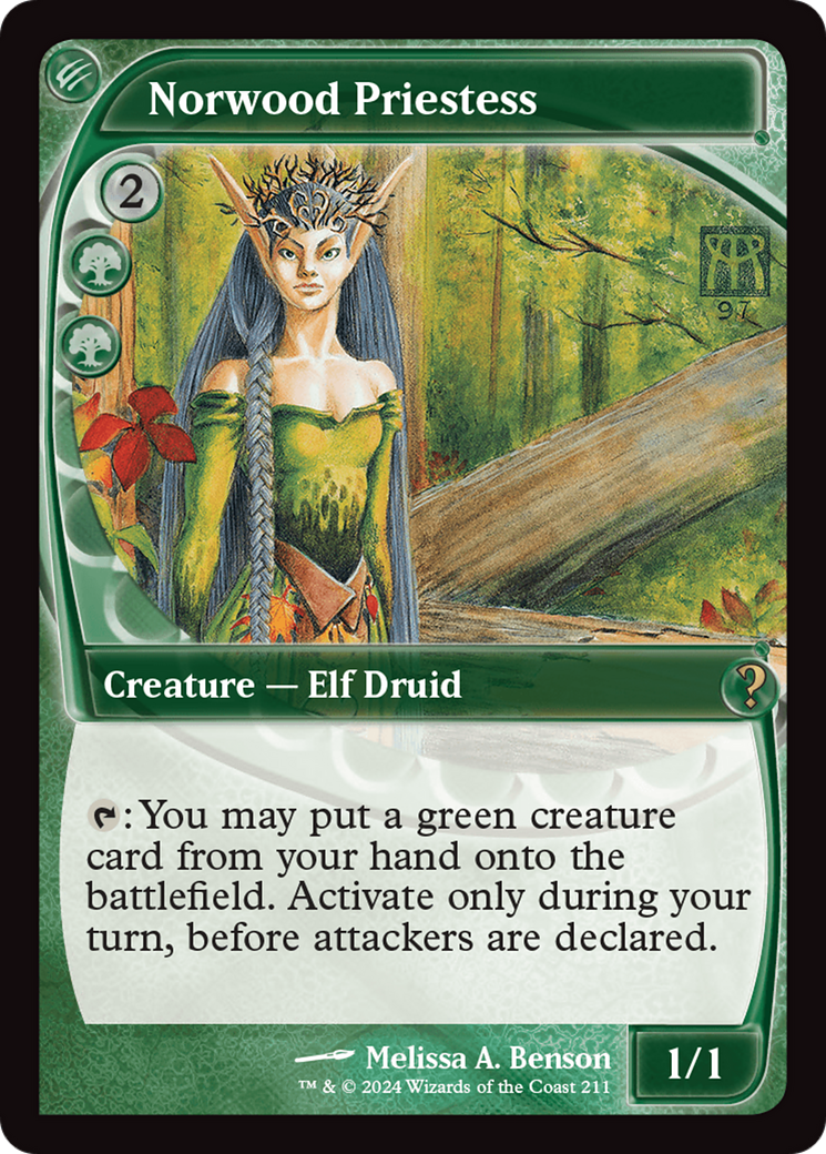 Norwood Priestess (Future Sight) [Mystery Booster 2] - Magic: The Gathering - Card Brawlers | Quebec | Canada |