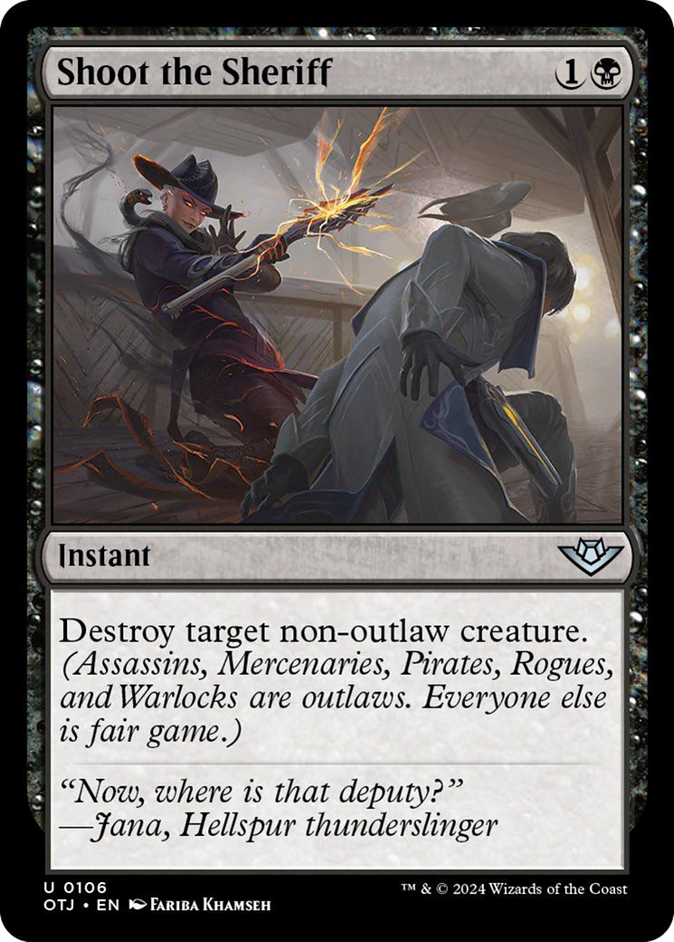 Shoot the Sheriff [Outlaws of Thunder Junction] - Magic: The Gathering - Card Brawlers | Quebec | Canada |