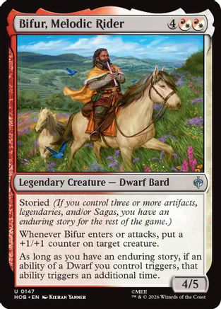 Bifur, Melodic Rider (HOB-147) - The Hobbit Foil - Card Brawlers