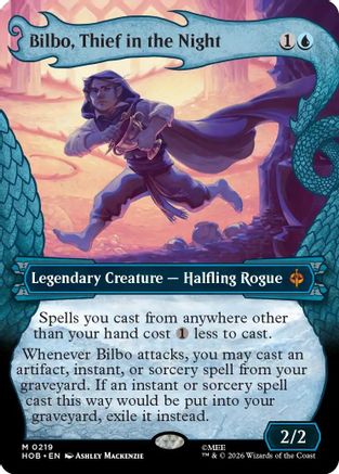 Bilbo, Thief in the Night (Showcase) (HOB-219) - The Hobbit Foil - Card Brawlers