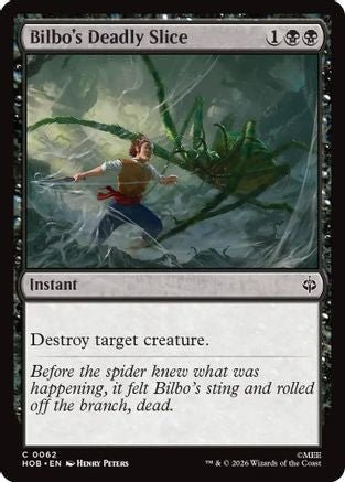 Bilbo's Deadly Slice (HOB-062) - The Hobbit - Card Brawlers
