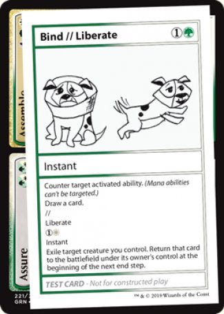 Bind // Liberate (2021 Edition) [Mystery Booster Playtest Cards] - Card Brawlers
