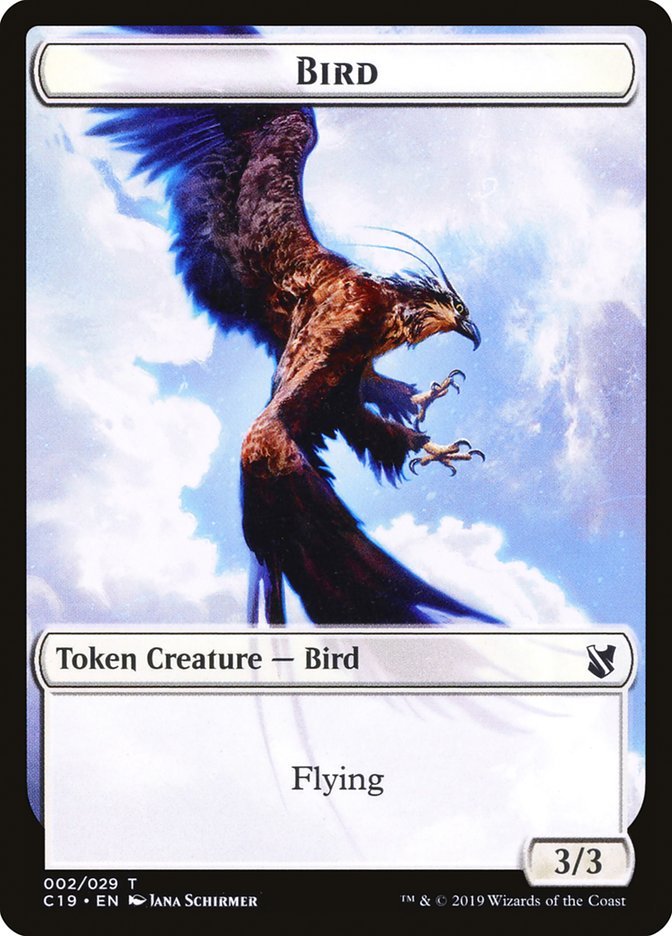 Bird Token (002/029) [Commander 2019 Tokens] - Card Brawlers