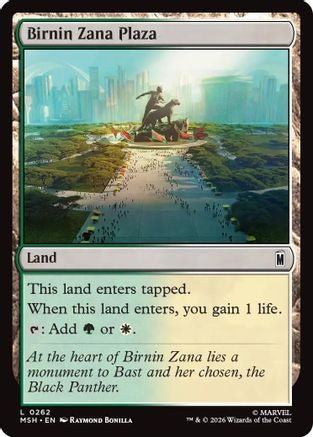 Birnin Zana Plaza (MSH-262) - Marvel Super Heroes Foil - Card Brawlers