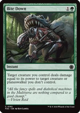 Bite Down (FDC-192) - Commander: Foundations - Card Brawlers
